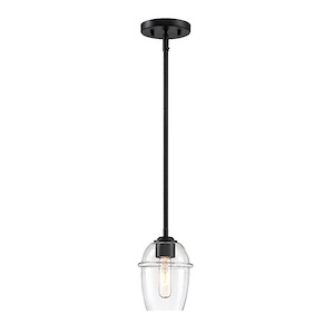Summer Jazz - 1 Light Pendant-8 Inch Tall and 5.5 Inch Wide - 1376244