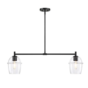 Summer Jazz - 2 Light Island -10.5 Inch Tall and 36 Inch Wide - 1376246