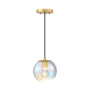 Neva - 1 Light Pendant-7.75 Inch Tall and 7 Inch Wide - 1370950