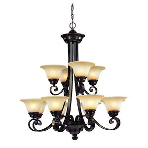 Brittany 12-Light 2-Tier Chandelier - 257026