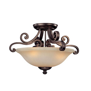 Brittany 3-Light Semi-Flush Mount - 1149030