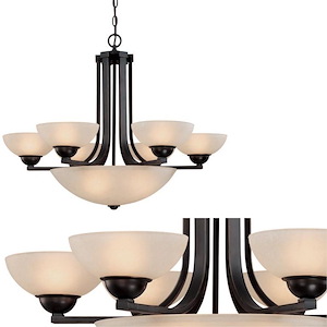 Fireside 9-Light Bowl Chandelier - 83853
