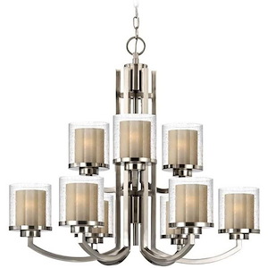 Horizon 9-Light 2-Tier Chandelier - 319264