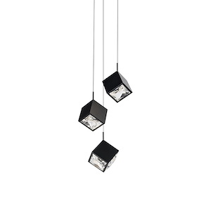 Ice Cube - 21W 3 LED 4-CCT Pendant-8 Inches Tall and 12.88 Inches Wide - 1332697