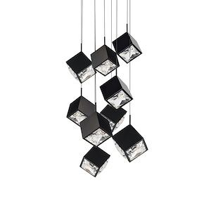 Ice Cube - 65W 9 LED 4-CCT Pendant-8 Inches Tall and 18.75 Inches Wide - 1332698