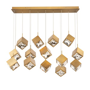 Ice Cube - 102W 14 LED 4-CCT Pendant-8 Inches Tall and 14.25 Inches Wide - 1332607