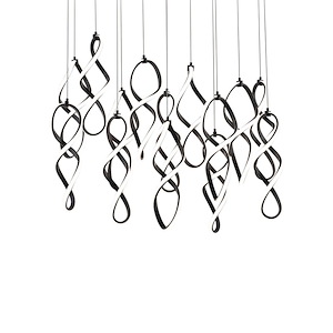 Interlace - 300W 14 LED 4-CCT Pendant-20.5 Inches Tall and 11.13 Inches Wide - 1332701