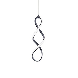 Interlace - 21W 1 LED Mini Pendant-21 Inch Tall and 5.13 Inch Wide - 1119093