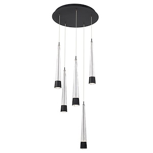 Quill - 40W 5 LED 4-CCT Pendant-33.1 Inches Tall and 17 Inches Wide - 1332673