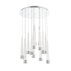 Quill - 120W 15 LED 4-CCT Pendant-95.95 Inches Tall and 23 Inches Wide - 1332677