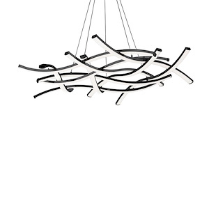 Divergence - 90W 9 LED Chandelier-5.5 Inch Tall and 43.75 Inch Wide - 1367937