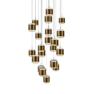 Banded - 184W 21 4CCT LED Pendant-5 Inch Tall and 26 Inch Wide - 1374109