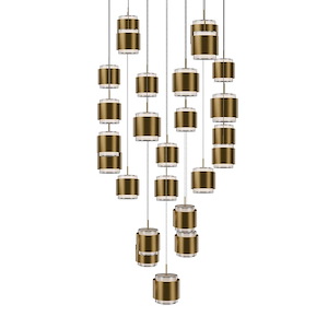 Banded - 232W 25 4CCT LED Pendant-5 Inch Tall and 28 Inch Wide - 1374110