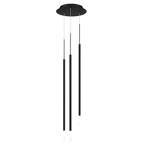Viggo - 15W 3 LED 4-CCT Pendant-32 Inches Tall and 12 Inches Wide - 1332706