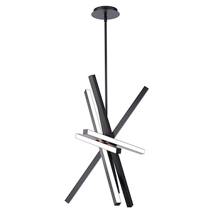 Parallax - 27.2W 28 LED Pendant-28 Inch Tall and 15.13 Inch Wide - 1367940
