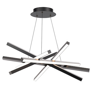 Parallax - 42.3W 34 LED Pendant-13 Inch Tall and 30 Inch Wide - 1367941