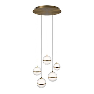 Cyllindra - 48W 5 4CCT LED Pendant-6.38 Inch Tall and 5.88 Inch Wide - 1374203