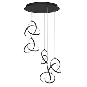Vornado - 77W 5 LED Pendant-7.5 Inches Tall and 17 Inches Wide - 1332692