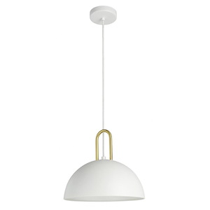 Calmanera - 1 Light Pendant-10 Inches Tall and 10 Inches Wide - 1336939