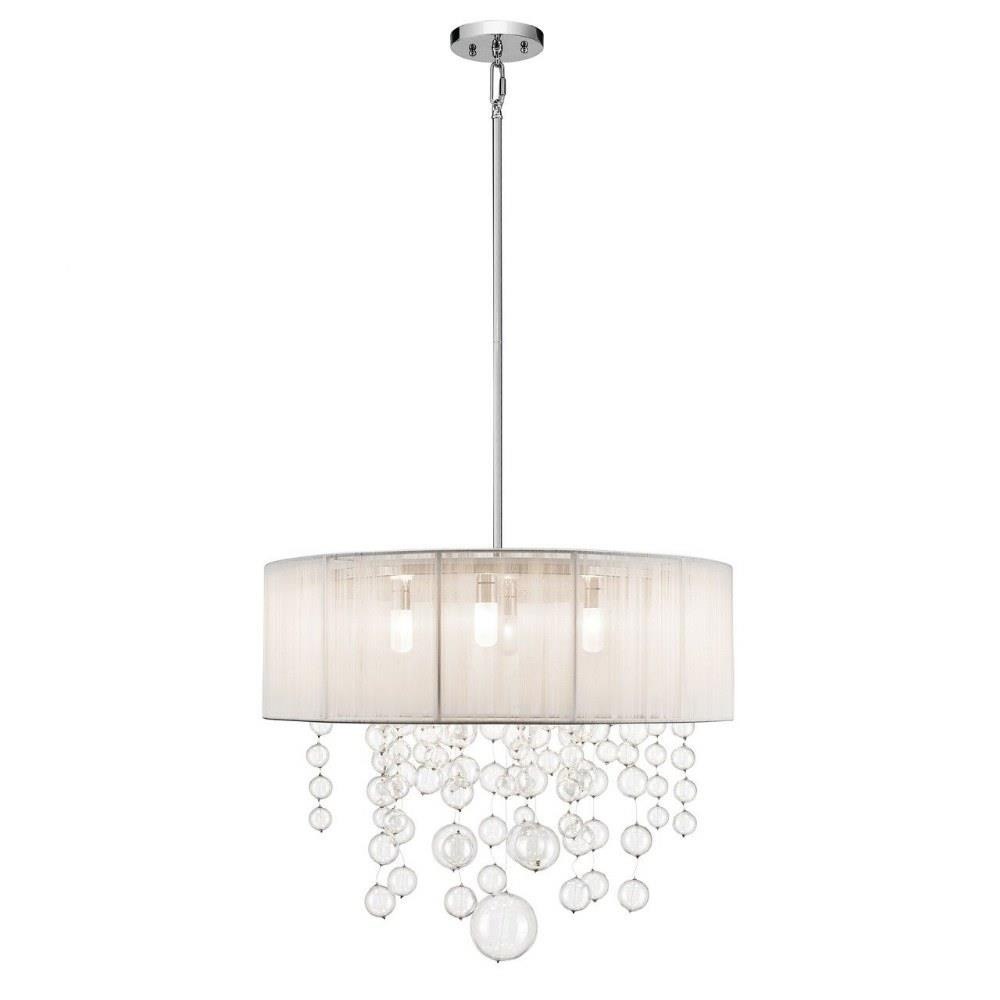 Athenae 4 Light Exposed Semi Flush Mount Ceiling Light with LED