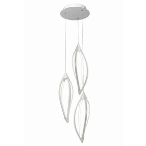 Meridian - 15 Inch 38.9W 216 LED Cluster Pendant - 965658