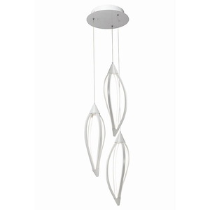 Meridian - 15 Inch 38.9W 216 LED Cluster Pendant