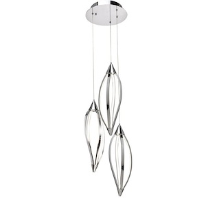 Meridian - 28.75 Inch 3 LED Cluster Pendant - 965642