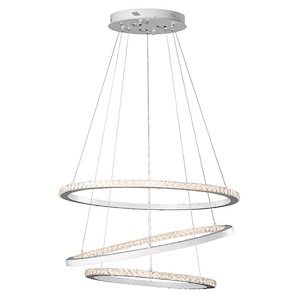 Allos - 35.5 Inch 4000K 6 Led Chandelier - 965640