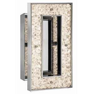 Crushed Ice - 12 Inch 18W 90 LED Wall Sconce