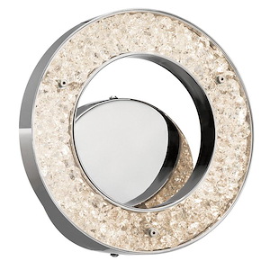 Crushed Ice - 9.75 Inch 15W 75 LED Wall Sconce - 965631