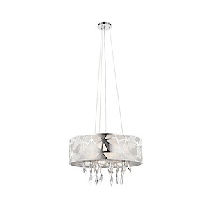 Angelique - Six Light Large Drum Pendant - 965771