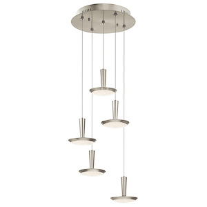 Karah - 17.74 Inch 5 LED Spiral Pendant