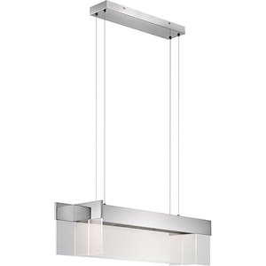 Geo - 36.5 Inch 4 Led Linear Chandelier