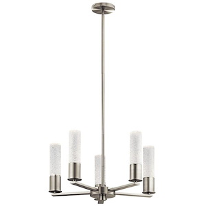 Glacial Glow - 21.26 Inch 35W 5 LED Pendant