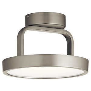 Stylus - 10 Inch 28W 1 LED Semi-Flush Mount