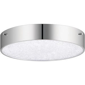 Crystal Moon - 11.75 Inch 1 LED Flush Mount