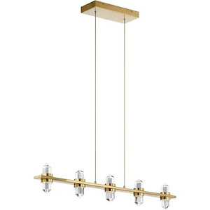Arabella - 36.5 Inch 33W 10 Led Linear Chandelier - 966054