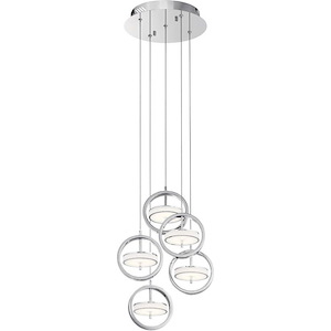 Baylin - 11.75 Inch 5 Led Cluster Pendant