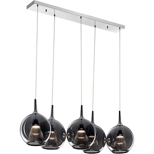 Zin - 42 Inch 5 Led Linear Chandelier - 1158382