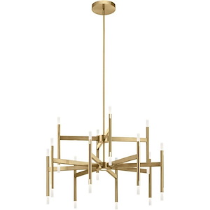 Kizette - 32 Inch 12 LED Chandelier