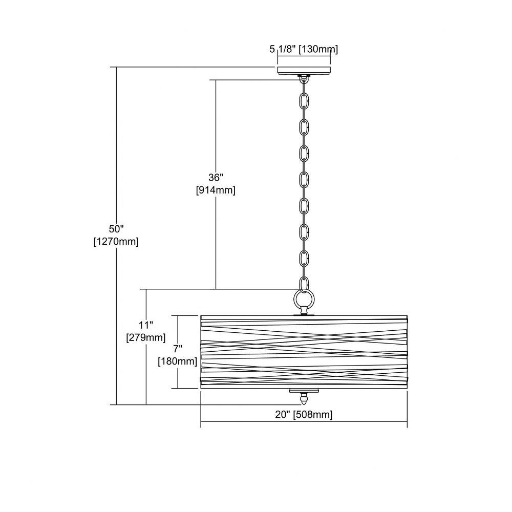 Elk Home 81185/4 Vorticy 4 Light Chandelier in Modern
