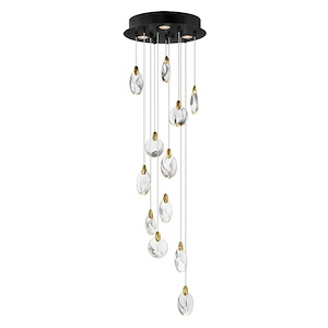 Pebble - 720W 16 LED Pendant-4.75 Inches Tall and 15.75 Inches Wide - 1342726