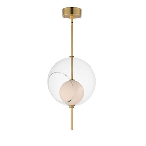 Martini - 10W 1 LED Pendant-18.25 Inches Tall and 11.75 Inches Wide - 1327142