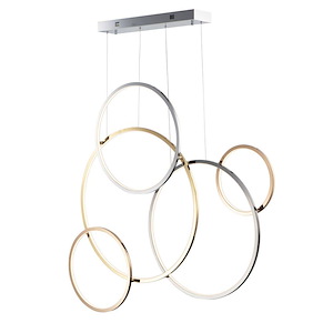 Union-5 LED Pendant-4.75 Inches wide by 39.5 inches high - 1218069