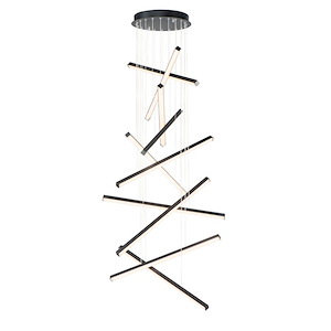Hover-100W 10 LED Pendant-1.5 Inches wide by 27.75 inches high - 1218110