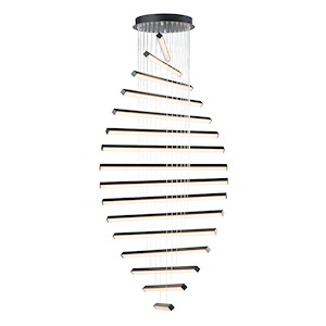 Hover-160W 16 LED Pendant-28 Inches wide by 1.5 inches high - 1217998