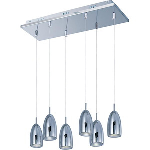 Bullet-LED Pendant in Transitional style-7.75 Inches wide by 7.5 inches high - 327401