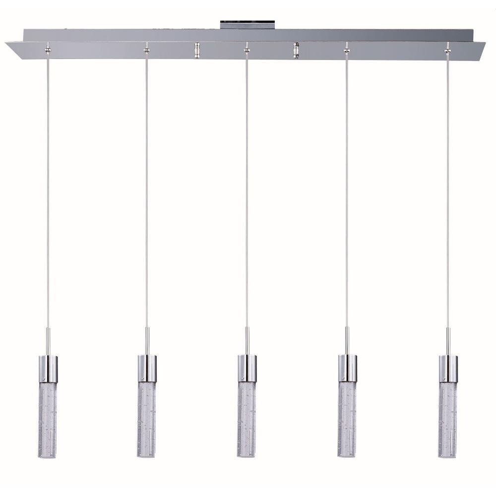 Fizz IV-37.5W 5 LED Pendant in Mediterranean style-39 Inches wide by 12  inches high