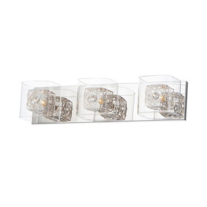 Gem-3 Light Bath Vanity in Modern style-22 Inches wide by 5.25 inches high - 513918