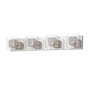 Gem-4 Light Bath Vanity in Modern style-31 Inches wide by 5.25 inches high - 513917